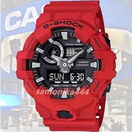 นาฬิกาข้อมือชายสายเรซิ่นG Shock GA-700-4A Men Sport Digital Watch (Red)