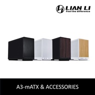 LIAN LI A3-MATX ACCESSORIES A3-1X/1W A3-2X/2W LEFT SIDE TEMPERED GLASS / VERTICAL GPU KIT
