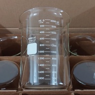บีกเกอร์แก้ว Pyrex เยอรมัน 50ml 100ml 250ml 600ml 1000ml 2000ml