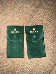ROLEX 綠色絨面錶袋
