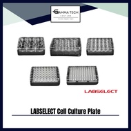 LABSELECT Cell Culture Plate 96-well, 48-well, 24-well, 12-well, 6-well