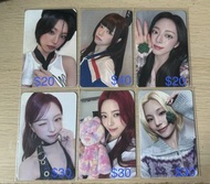 Itzy小卡yeji，lia，yuna，ryujin，彩領