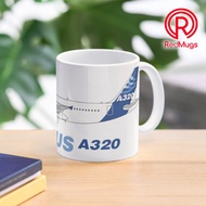 Airbus A320 Illustration Classic Mug