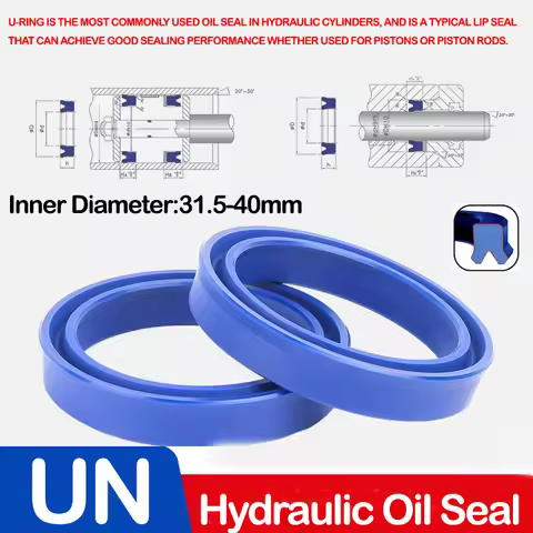 31.5/32/35/36/38/39-40MM,UN Radial Shaft Hydraulic Seal,Polyurethane Piston Shaft Piston Rod PU Sing