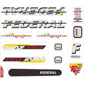 Latest.. MONACO FEDERAL BIKE DECAL STICKER
