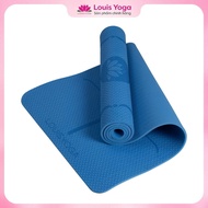 Thảm tập yoga TPE định tuyến dày 9mm thương hiệu Louis Yoga - Nhẹ Êm Bền chống trơn trượt