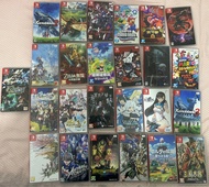 Switch ns  zelda無雙厄災啟示錄  勇者鬥惡龍  罪惡王權  戰略版p5t  在地下城尋求邂逅  光明格鬥，聖塔神記  智慧的再現  蘇菲的鍊金工房2  萊莎的鍊金工房  異度之刃2  