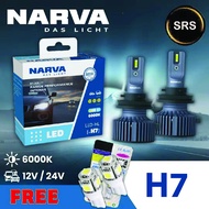 หลอดไฟหน้ารถยนต์  NARVA LED  H7  6000K (12V / 24V) แถม T10 led CTR