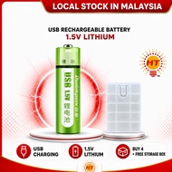 DoublePow USB Rechargeable AA Lithium Battery 900mAh