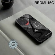 Latest Redmi 15C Glass Casing 2025 - Redmi 15C Glass Case - Elegant Luxury Softcase full cover