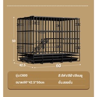 PetStern กรงแมวคอนโด 2 ชั้น กรงแมวพับได้ กรงสัตว์เลี้ยง เคลื่อนย้ายสะดวก มีถาด บ้านแมว