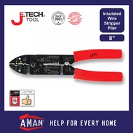 JETECH Insulated Wire Stripper Plier Wire Gauge Crimper Plier Diagonal Plier Wire Cable Cutter Tang