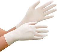 Midori Anzen Berte 781N Nitrile Dispo Gloves, Anti-Slip, Powder Free, White, M, 100 Sheets (Thin)