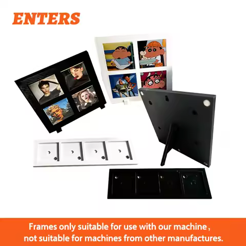 Square Shape Magnetic of 50*50mm Picture Photo Frame for Displaying Photos on Fridge