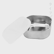 日本製不鏽鋼保鮮盒-方型-小-10cm-380ml-6入