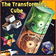 【NEW】Infinite Magnetic Geometric Cube Changeable Magic Cube Fidget Toy Anti Stress Decompression Puz