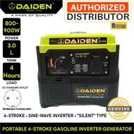 Original ORIGINAL DAIDEN Portable Inverter Generator 4-Stroke Gasoline Engine Low Noise Silent Type