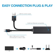 Ethernet Adapter for Amazon Fire TV Stick Google Home Mini Chromecast Ultra 2 1 Micro USB