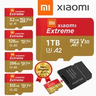 Xiaomi Extreme A2 Micro SDXC V60 Card TF card 1TB 2TB Memory Storage Card TF Card 1TB 2TB 128GB 256GB 512GB TF SD Card Micro SD with Adapter