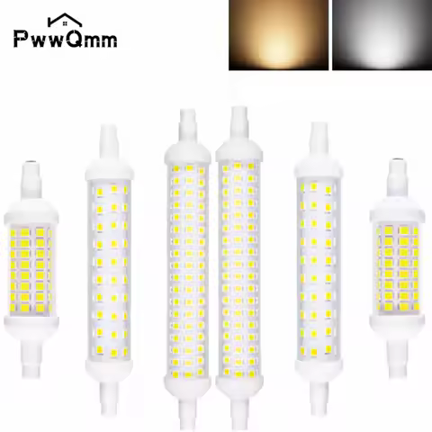 LED R7S 78mm 118mm 135mm r7s Light Bulb 12w 9w 6w SMD 2835 Lampada LED Lamp 220V corn light Energy S
