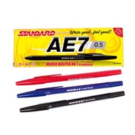 STANDARD AE7 PEN STANDARD AE-7 BALLPOINT PEN/ (12 PCS)