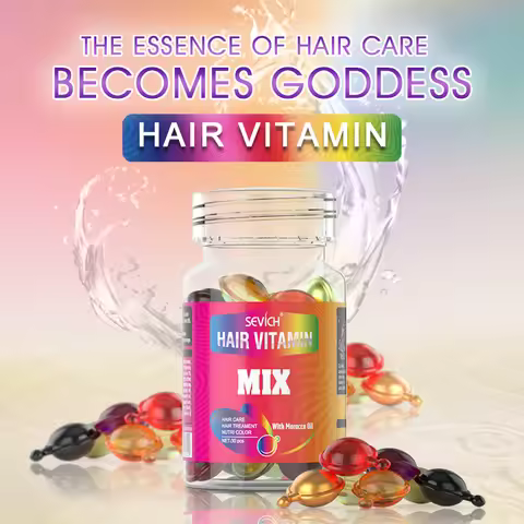 Sevich Mix Hair Vitamin Capsule Hair Treatment Oil Repair Damaged Smooth Hair Care Serum Nourishing 