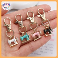 AY 4pcs Mini Sewing Machine Keychains – A Stitch Of Memory & Meaning, Vintage Miniature Enamel Metal