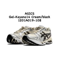 正貨現貨 (可以包寄 EUR 39.5/40/40.5) ASICS 男裝 Kayano 14 Cream/Black 1201A019-108 Kayano14 Gel-kayano14