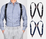 Đai Đeo quần 2 Kẹp bản nhỏ 3.5cm - Holster Suspender chữ X Phụ Kiện