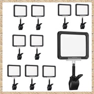 (KYSB) 10 PCS Clip on Sign Holder Retail Merchandise Rack Sign Display Clip Sign Holding Clamp 15X11