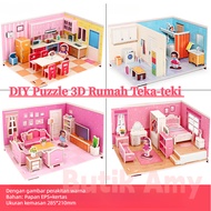 DIY Puzzle Toys Mini 3D Room Foam Puzzle /House Educational Toys for Children 3D Puzzle Educational 