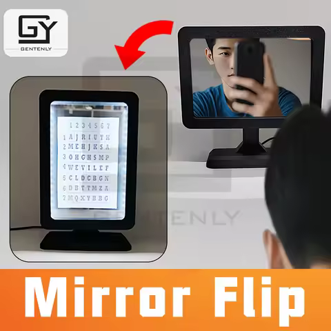 GENTENLY Escape Room Props Mirror Flip Exit Room Mechanism Puzzle Kits Anti-Theft Device Alarm Syste