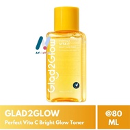 GLAD2GLOW SET Vita C Bright Glow Cleanser Toner Serum Moisturizer Antioxidants