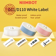 Niimbot D11 Waterproof Thermal Label Roll Printing Y5B8 Resistant Waterproof Lab S3U5 N5Y6
