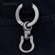 KIDDOVE Brass Keychain, 360° Rotatable Portable Titanium Alloy Keychain,  Ultra-light EDC Keyring Ou
