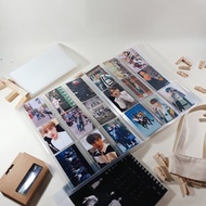 Book card (size 6.5 x 9cm, Each Page 9 Cards, Hold 2 Sides)