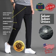 Baru Seluar Tracksuit Sukan Plus Size Seluar Jogging Wanita Seluar Trek Slim Fit Lelaki PerempuanSeluar Track Lelaki