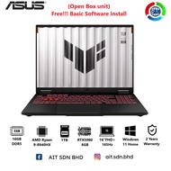 Asus TUF A16 FA608P-MRV047W 16"FHD+ 165Hz Gaming Laptop (R9-8940HX, 16GB, 1TB SSD, RTX5060 8GB, W11)