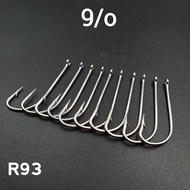 เบ็ดก้านยาวสแตนเลส ซองละ10ตัว มีให้เลือกหลายขนาด 1/o - 10/o ตัวเบ็ดทางเดียว ตัวเบ็ดสแตนเลส ตัวเบ็ดตก