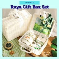 JMAISON Raya Gift Box Set Ins Rattan Picnic Basket Hadiah Raya Ramadan Corporate Gift