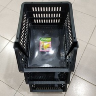 1/2/3/4 layers Black Big Toyogo 7404 Open Pull Basket W23xD31xH16cm Stackable Organizer Storage Kitchen Hardware