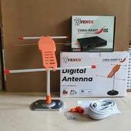 PAKET ANTENA VENUS CABAI RAWIT V3 + STB DVBT2 VENUS MINI CR/ MINI BRIO -  Elvoir Store