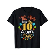 This Boy is Now Double Digits, Birthday Boy 10 year old T-Shirt