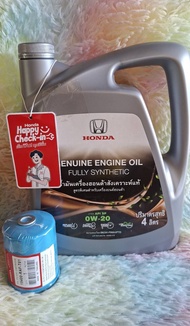 น้ำมันเครื่องHonda สังเคราะห์แท้ 0w-20 โฉมใหม่ล่าสุด แกลลอน4ลิตร เกรด10000km. ป้ายห้อยแบบใหม่📌