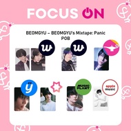 TXT BEOMGYU BEOMGYU's Mixtape: Panic PHOTOCARD