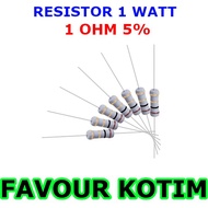 1 OHM 1 W WATT 1W 5 PERCENT FVKOTIM RESISTOR