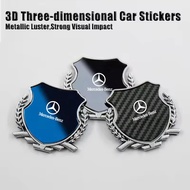 Zinc Alloy Car Fender Emblem Laser Logo Window Badge for Mercedes Benz AMG CLS63 E240 E63 E350 E260 