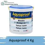 TERLARIS AQUAPROOF WATERPROOFING 4 KG GALON WARNA ABU, CREAM, HITAM,
