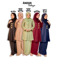 Kebaya Labuh Cotton Kebarung Kebarong Kurung Raya Modern Plus Size Kain Lipat Batik Baju Raya Murah 