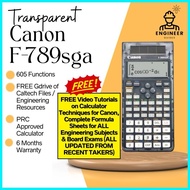 Canon f-789sga Transparent Scientific Calculator Canon F 789sga Canon f789sga